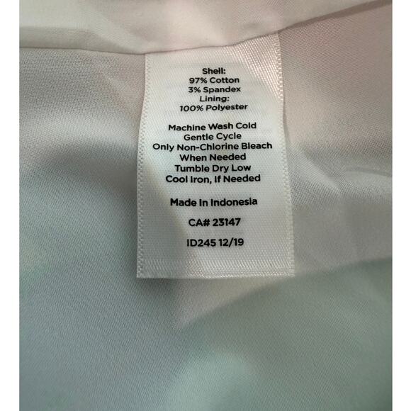 Talbots Tropical Print A‑Line Skirt White Pink Blue Green NWT Women’s 8 - Picture 7 of 7